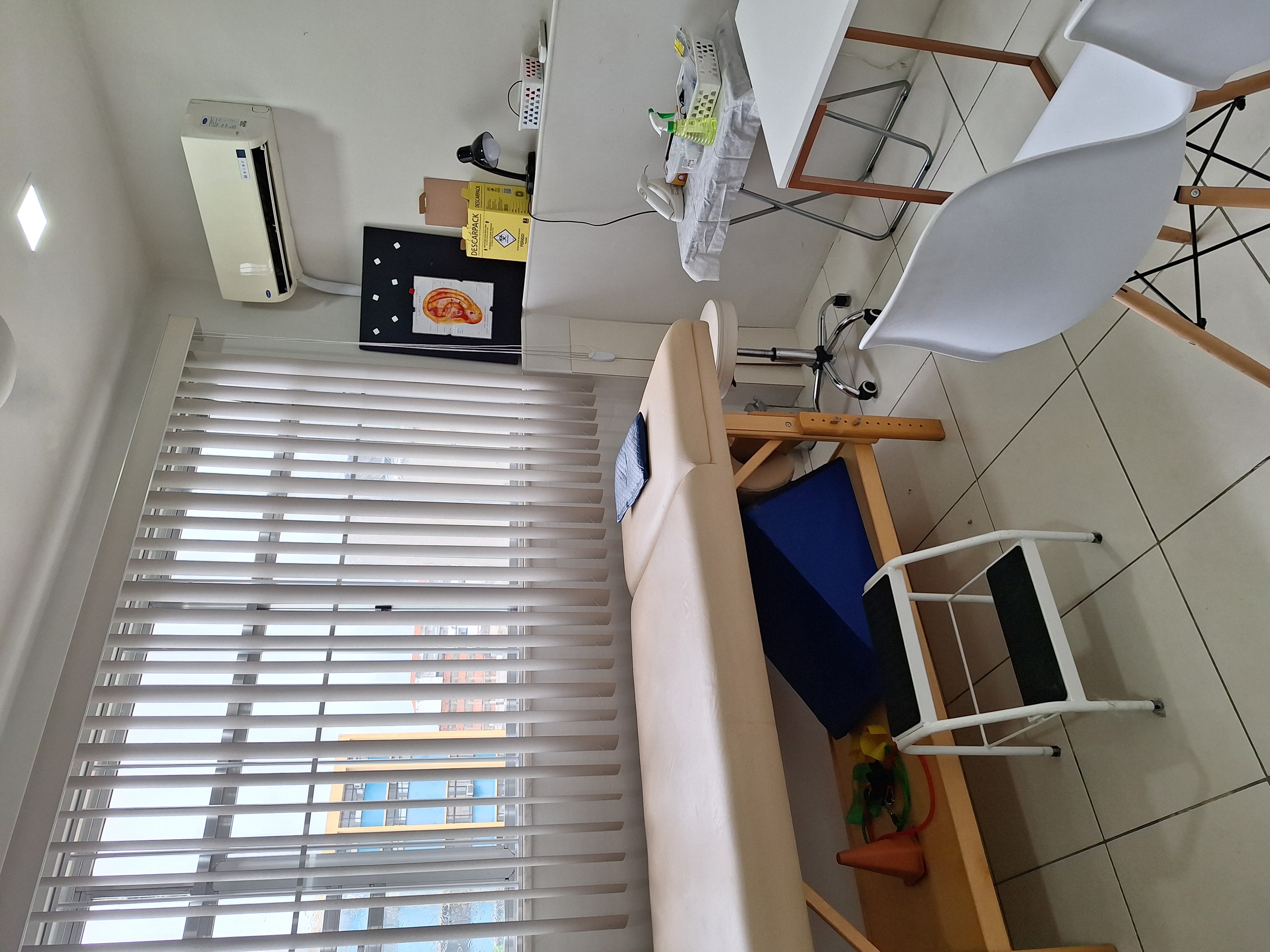 Recepção do consultório em Nilópolis