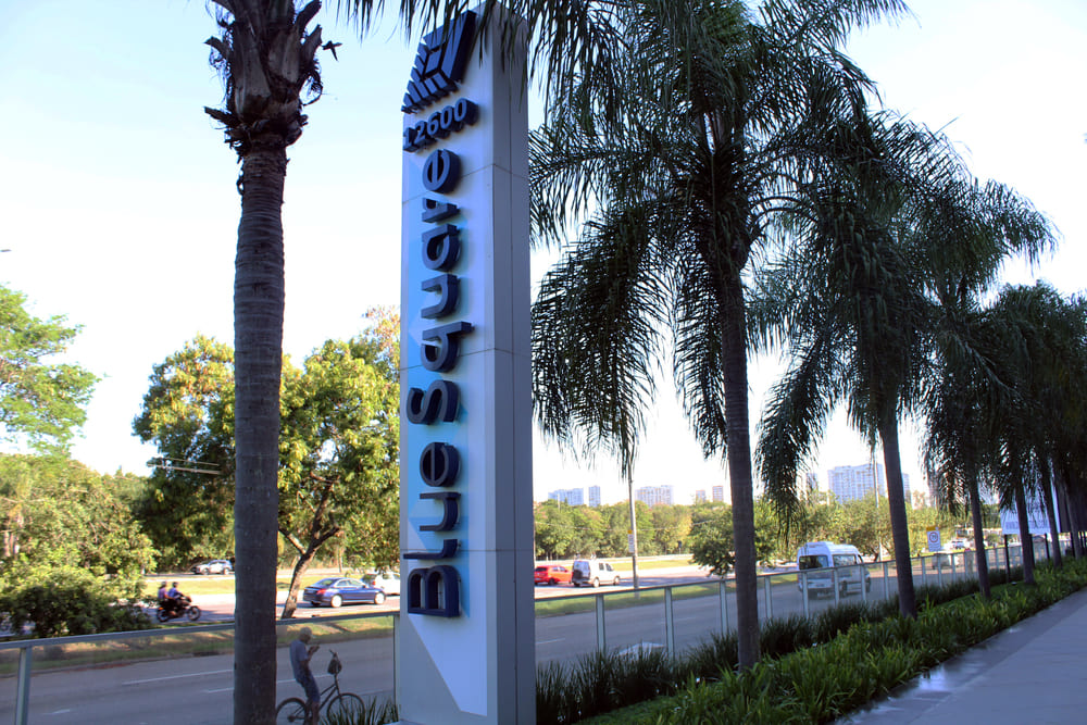 Recepção do consultório na Barra da Tijuca